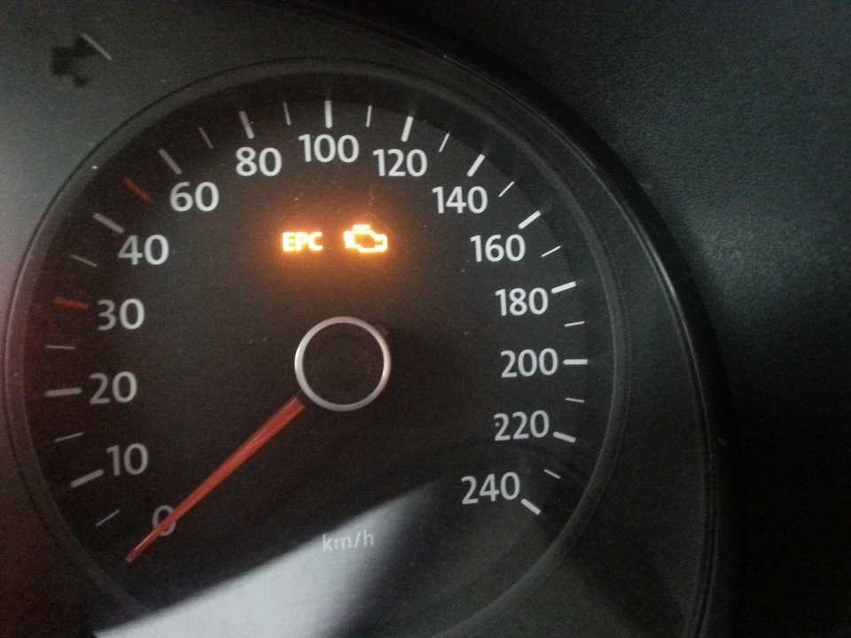 Если горит check engine