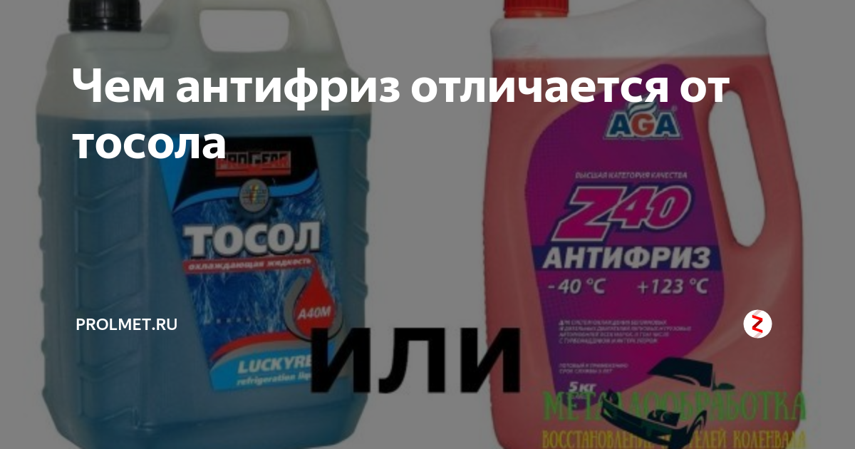 Что лучше: тосол или антифриз