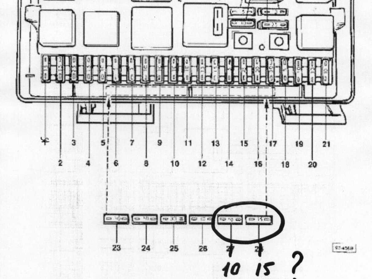 Предохранители ауди а4 б7 с описанием схемы и блоков реле
