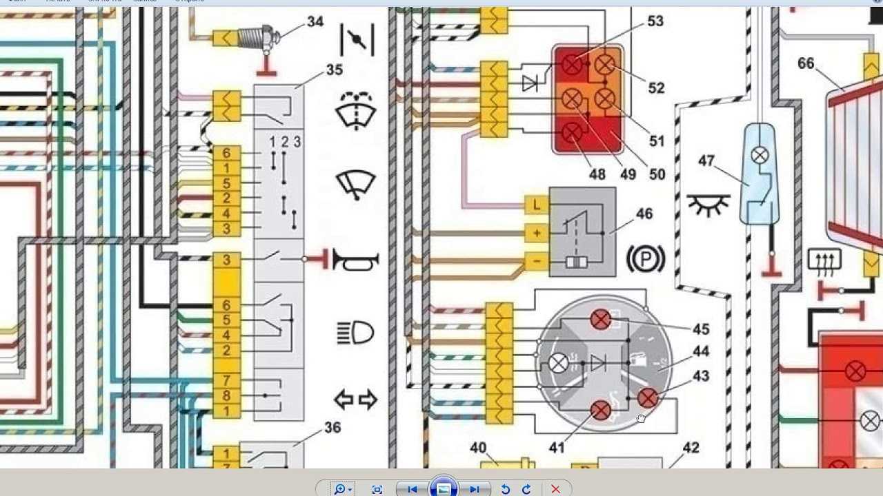 Предохранители и реле монтажного блока ваз 2107 (2105, 2104)