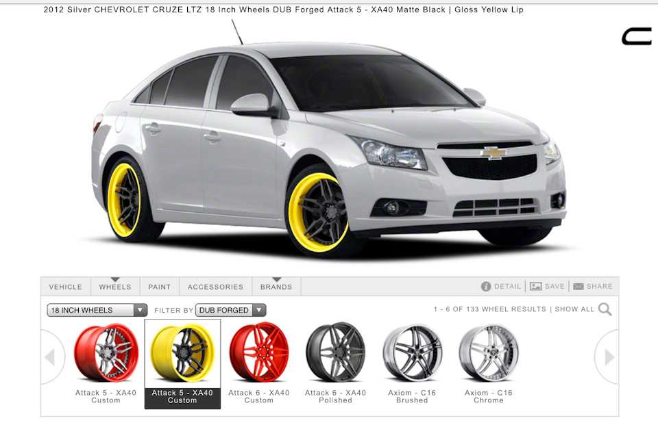 Chevrolet cruze 2013: размер дисков и колёс, разболтовка, давление в шинах, вылет диска, dia, pcd, сверловка, штатная резина и тюнинг